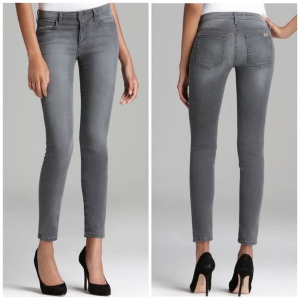 Joe’s Jeans Marni Gray Stretch Skinny Ankle